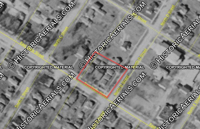 Katch-A-Winkie Lodge, Cabins - 1954 Aerial (newer photo)